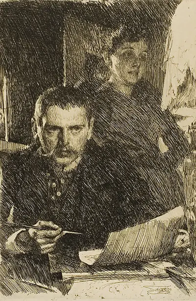 Zorn and his Wife Anders Zorn